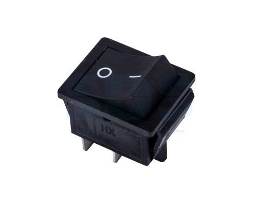 [Rexant Кнопки, тумблеры, клавишные выключатели] Rexant 36-2380 Выключатель клавишный 250V 15А (4с) (ON)-OFF черный  Б/Фикс  