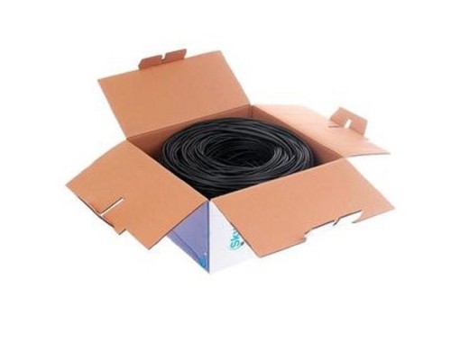 [Витая пара] SkyNet Standart Кабель UTP outdoor 4x2x0,48, медный, FLUKE TEST, кат.5e, однож., (305м) box, черный [CSS-UTP-4-CU-OUT](АК5010170/1693219)