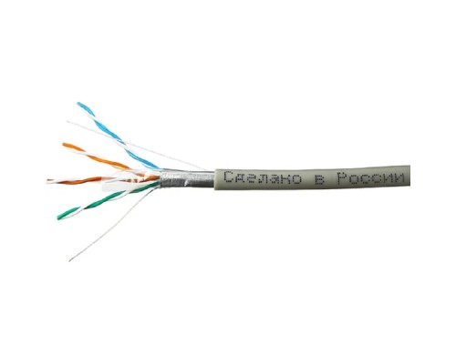[Витая пара] SkyNet Кабель FTP indoor 4x2x0,51, медный, FLUKE TEST, кат.5e, однож., 305 м, box, серый [CSP-FTP-4-CU](АК5019111/1693109)