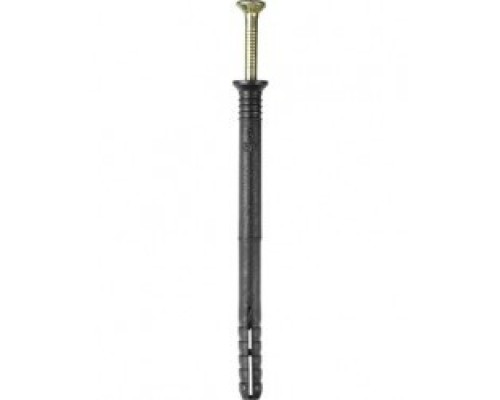 [Дюбель] Дюбель-гвоздь полипропиленовый, потайный бортик, 6 x 80 мм, 1000 шт, STAYER Master 30640-06-080 [30640-06-080]