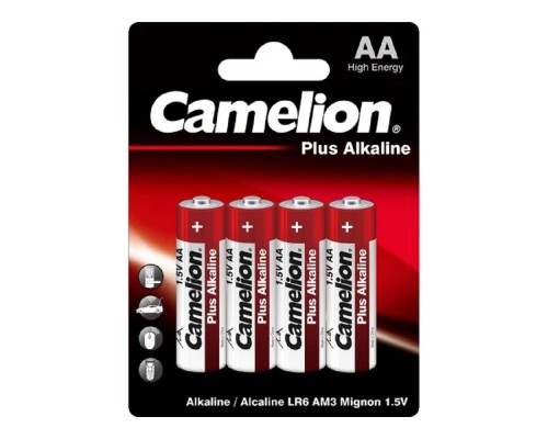 [Батарейка] Camelion..LR 6  Plus Alkaline BL-4 (LR6-BP4, батарейка,1.5В) (4 шт. в уп-ке)
