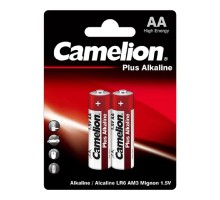 Camelion..LR 6 .Plus Alkaline BL-2 (LR6-BP2, батарейка,1.5В) (2 шт. в уп-ке)