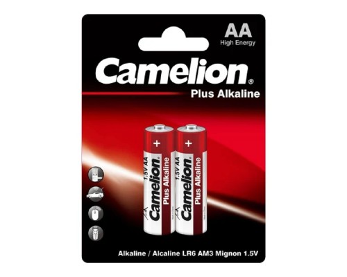[Батарейка] Camelion..LR 6 .Plus Alkaline BL-2 (LR6-BP2, батарейка,1.5В) (2 шт. в уп-ке)