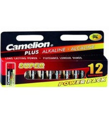 Camelion..LR 6 Plus Alkaline BLOCK-12 (LR6-HP12, батарейка,1.5В) (12 шт. в уп-ке)