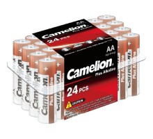 Camelion..LR 6 Plus Alkaline PB-24 (LR6-PB24, батарейка,1.5В)  (24 шт. в уп-ке)