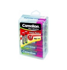 Camelion..LR 6 Plus Alkaline PBH-12 (LR6-PBH12, батарейка,1.5В) (12шт. в уп-ке)
