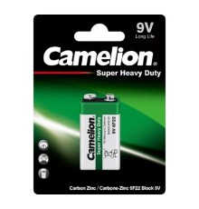 Camelion  6F22 BL-1 (6F22-BP1G, батарейка,9В) (1 шт. в уп-ке) 