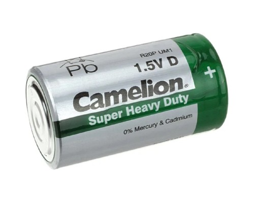 [Батарейки] Camelion  R20  BL-2 (R20P-BP2G, батарейка,1.5В)  (2 шт. в уп-ке)