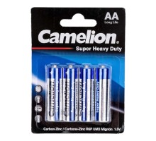 Camelion R 6 Blue BL-4 (R6P-BP4B, батарейка,1.5В)  (4 шт. в уп-ке)