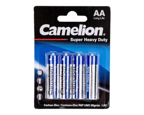 [Батарейка] Camelion R 6 Blue BL-4 (R6P-BP4B, батарейка,1.5В)  (4 шт. в уп-ке)