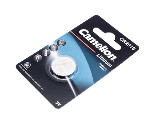 [Батарейки] Camelion CR2016 BL-1 (CR2016-BP1, батарейка литиевая,3V) (1 шт. в уп-ке) 