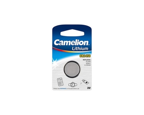 [Батарейки CR2450] Camelion CR2430 BL-1 (CR2430-BP1, батарейка литиевая,3V) (1 шт. в уп-ке) 