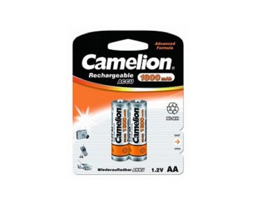 [Аккумулятор] Camelion   AA-1800mAh Ni-Mh BL-2 (NH-AA1800BP2, аккумулятор,1.2В)  (2 шт. в уп-ке)