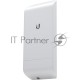 Точка доступа UBIQUITI LocoM2(EU) Wi-Fi и AirMAX. 802.11g/n, интегрированная антенна 8 дБ (45°*45°),10/100 RJ45 Ethernet