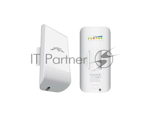 Точка доступа UBIQUITI LocoM2(EU) Wi-Fi и AirMAX. 802.11g/n, интегрированная антенна 8 дБ (45°*45°),10/100 RJ45 Ethernet