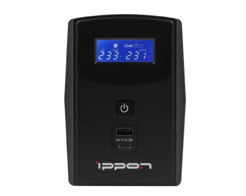 [ИБП] Ippon Back Power Pro II 600 black {1030300}