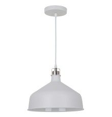 Camelion PL-425L  С71  Белый + хром (Светильник подвесной Amsterdam,  1х E27, 60Вт, 230В, металл)