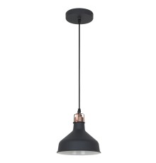 Camelion PL-425S  C62  черный + медь (Светильник подвесной Amsterdam,  1х E27, 60Вт, 230В, металл)