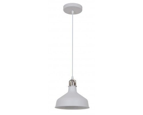 [Camelion Интерьерные светильники] Camelion PL-425S  С71  Белый + хром (Светильник подвесной Amsterdam,  1х E27, 60Вт, 230В, металл)