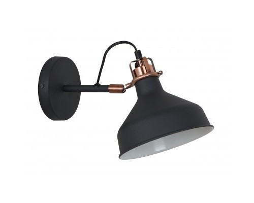 [Camelion Интерьерные светильники] Camelion WML-425  C62  черный + медь (Светильник настенный Amsterdam,1х E27, 40Вт, 230В, металл)