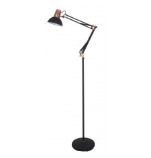 Camelion KD-431F  С62  черный + медь (Светильник напольный Berlin, 1х E27, 40Вт, 230В, металл)