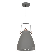 Camelion PL-428L  С73  серый + медь (Светильник подвесной New York,  1х E27, 60Вт, 230В, металл)
