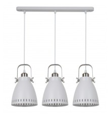 Camelion PL-428S-3  С71  Белый + хром (Светильник подвесной New York,  3х E27, 60Вт, 230В, металл)