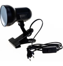 Camelion H-035 С02 черный (Светильник прищепка, метал., 220В, 40Вт)