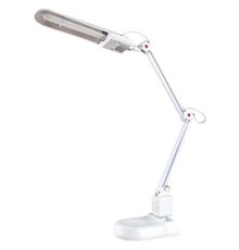 Camelion KD-017A С01 белый (Светильник настольный, в к-те база+струбцина, 230V 11W)
