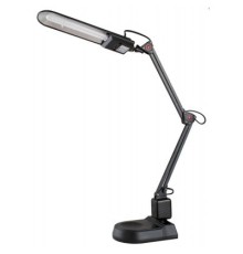Camelion KD-017A С02 черный (Светильник настольный, в к-те база+струбцина, 230V 11W)