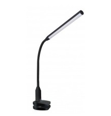 Camelion KD-793  C02 чёрный  LED (Свет-к настол.,6 Вт,зажим-струбцина,230В,сенс.вкл-е,4 ур.ярк,4000К)