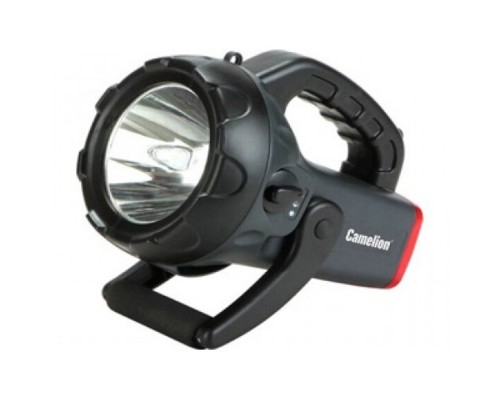 [Camelion Фонари] Camelion LED2931R2  (фонарь аккум 220В/12В, карбон,   10W  CREE LED, 4В 4А-ч, пластик, коробка)