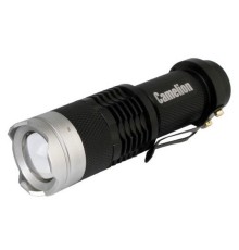 Camelion LED5135  (фонарь, черный,  LED XPE, ZOOM, 3 реж 1XLR6 в компл., алюм.,откр. блистер)