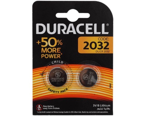 [Батарейки] Duracell CR2032-2BL (2 шт. в уп-ке)