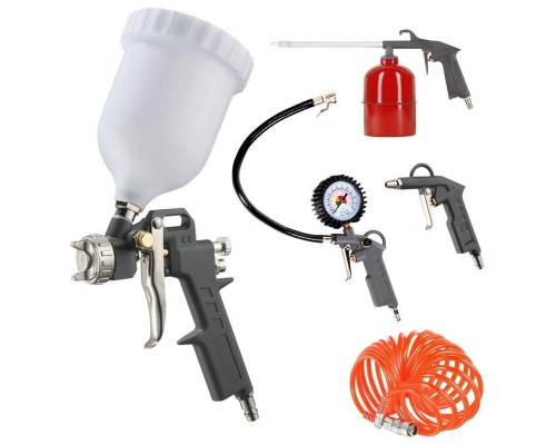 [Краскопульты] PATRIOT KIT 5A Набор окрасочного инструмента 5 предметов быстросъем [830901060] 