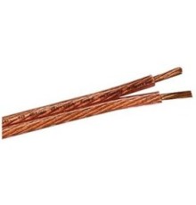 Proconnect 01-6202-6 Кабель акустический, 2х0.35 мм2, прозрачный BLUELINE, 100 м.  