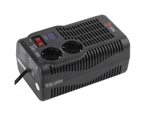 [ЭРА Стабилизаторы напряжения] ЭРА Б0032469 СНК-1000 Стабилизатор напряжения компакт, 160-260В/220В, 1000ВА