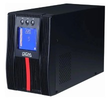 PowerCom Macan MAC-1000 ИБП {On-Line, 1000VA / 1000W, Tower, 4 xC13, LCD, Serial+USB, SNMPslot, подкл. доп. батарей} (1034861)
