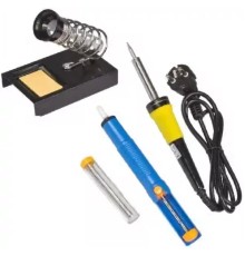 REXANT (12-0163) Набор для пайки  (паяльник 30 Вт, оловоотсос, подставка, припой)  