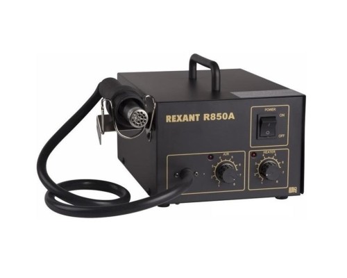 [Паяльные лампы (Автомобильные)] Rexant 12-0716 Паяльная станция (термофен) термовоздушная 150-500°С (R850A) 