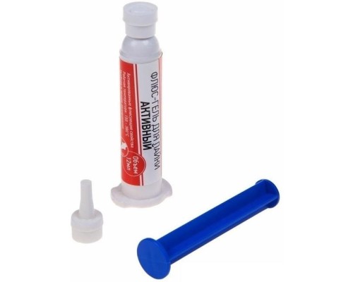 [Припои] Rexant (09-3680) Флюс-гель для пайки АКТИВНЫЙ 12мл (шприц)   