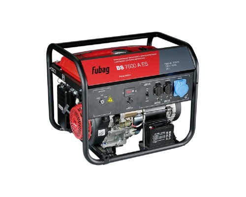 [Генераторы, Блоки автоматики] FUBAG BS 7500 A ES  [641031] {  7.3/7.0 кВА, 30.4 А, 25 Объем бака, л, 230 В, 89 Вес, кг }