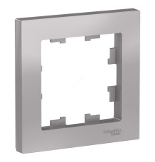 Systeme electric ATN000301 ATLASDESIGN 1-постовая РАМКА, АЛЮМИНИЙ