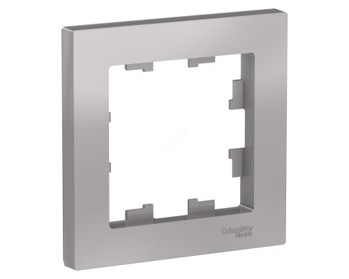 [SE Розетки и выключатели AtlasDesign] Systeme electric ATN000301 ATLASDESIGN 1-постовая РАМКА, АЛЮМИНИЙ