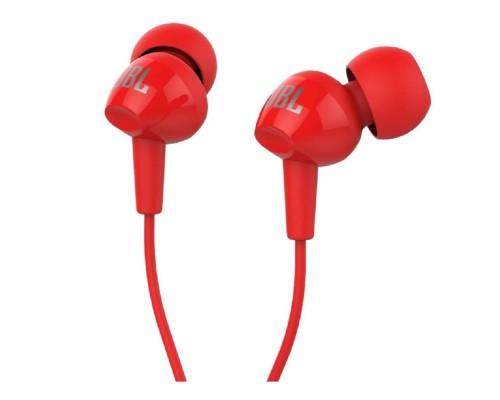 [Наушники] JBL C100SIURED 1.2м красный проводные 