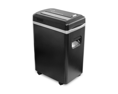 [Гелеос уничтожители] ГЕЛЕОС Уничтожитель документов УМ22-5 DIN P-5 {(5 ур-нь секр.), фрагмент 2х8мм, 9-10 лист (70г/м2), CD/пл.карты/скрепки/скобы, 22 л.}