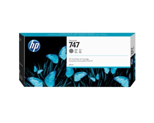 [Расходные материалы] HP  P2V86A Картридж HP 747 серый  {HP DesignJet Z6/Z9+ series, (300 мл)}