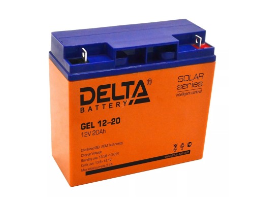 [батареи] Delta GEL 12-20 (12V/20Ач) свинцово- кислотный аккумулятор  