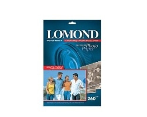 [Бумага] LOMOND 1103101 Суперглянцевая фотобумага A4, 260г/м2, 20 л.