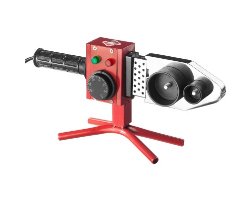 [Сварочное оборудование, Инверторы] ЗУБР Мастер [АСТ-800] Сварочный аппарат (паяльник) для полипропиленовых труб { АСТ-800, 800 Вт, 50-300С, насадки 20, 25, 32, 40, 50, 63мм, мет. кейс, 220В }